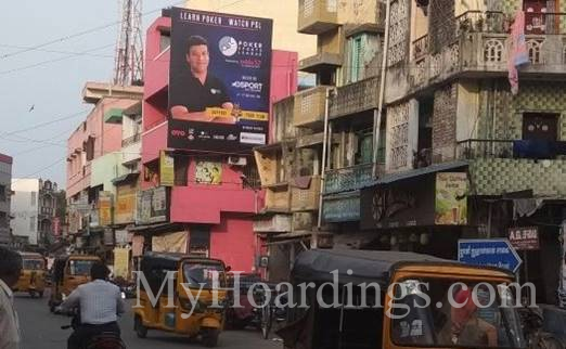 Hoardings Triplicane Jam Bazaar in Chennai, Chennai Billboard advertising